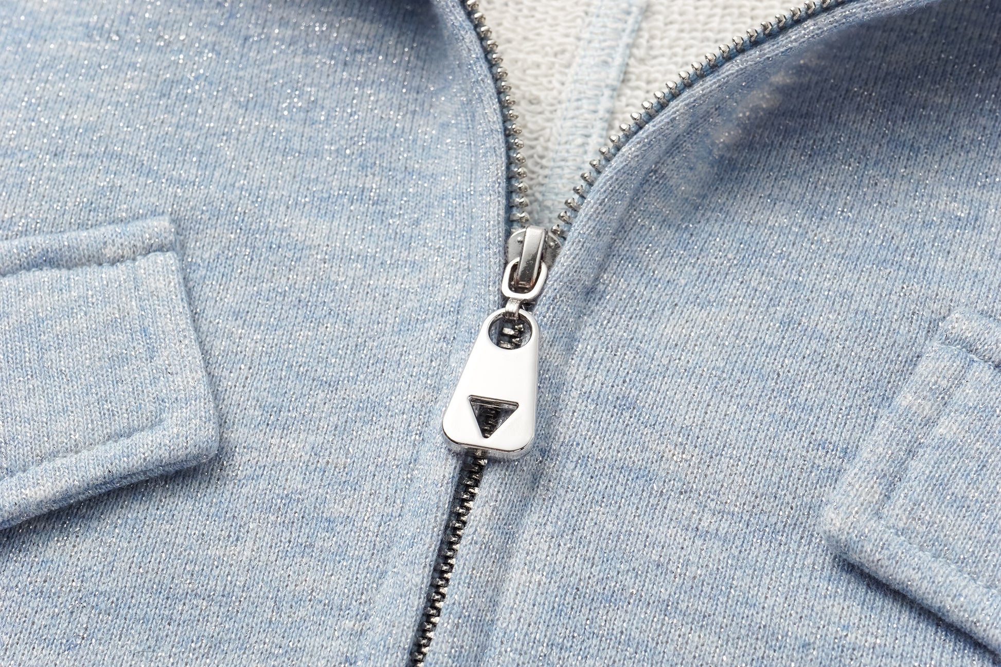 High-Neck Two-Way Zip Athletic Jacket