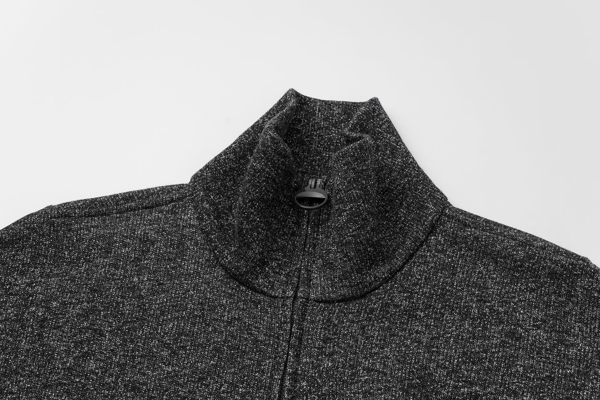 High-Neck Two-Way Zip Athletic Jacket