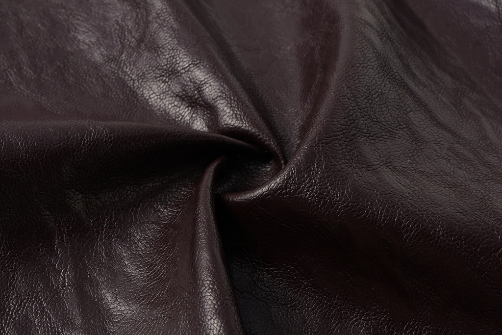 Asymmetric Hem A-Line Skirt (Faux Leather)