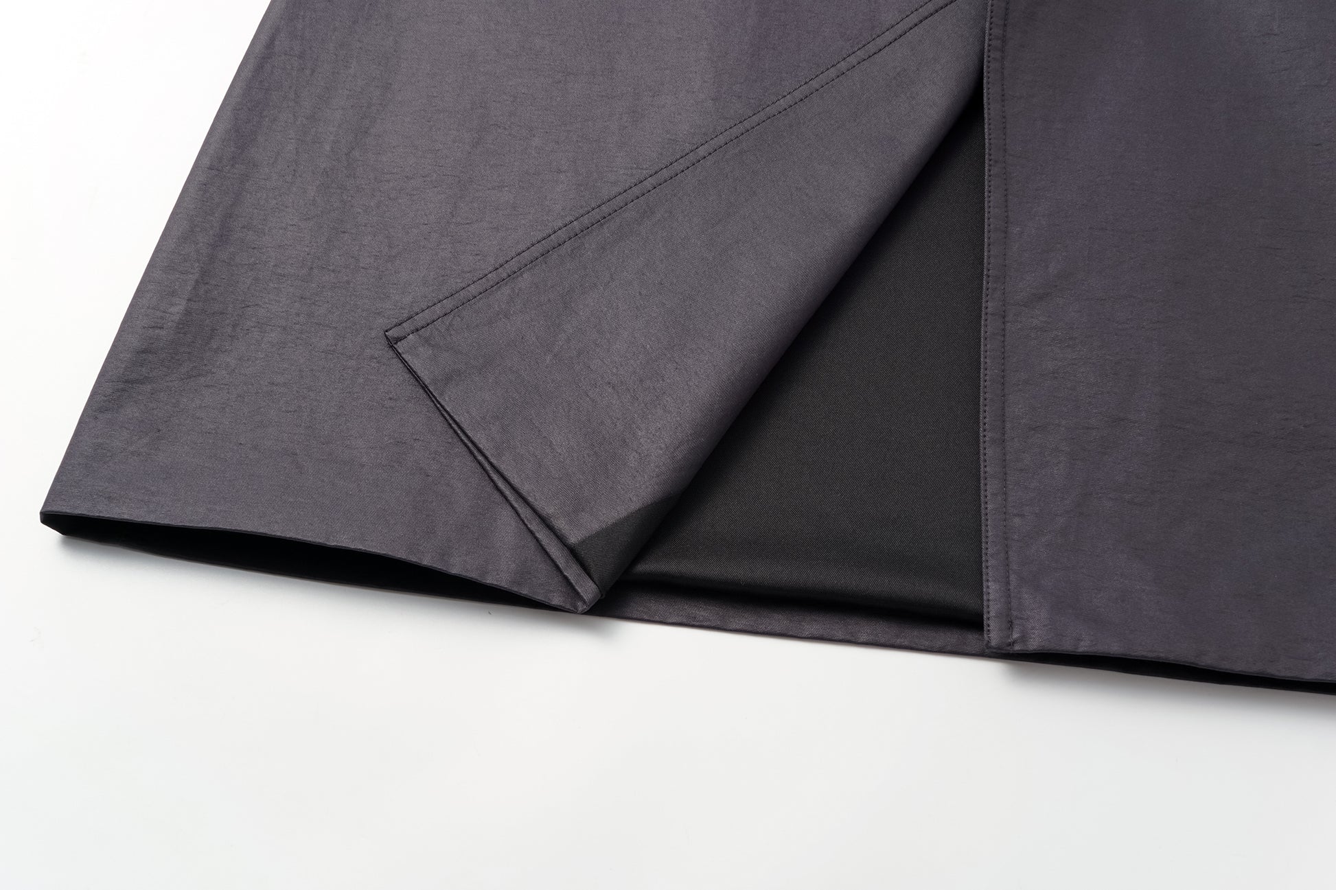 Dropped-Shoulder Trench Coat