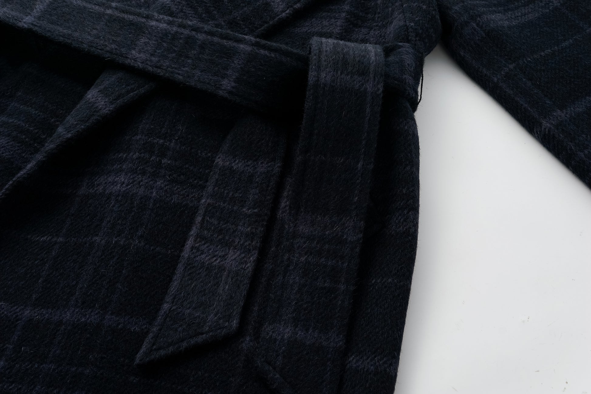 Glen Check Long Coat