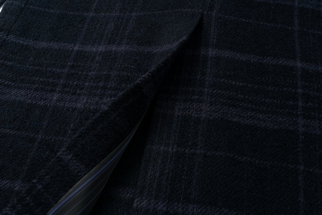 Glen Check Long Coat