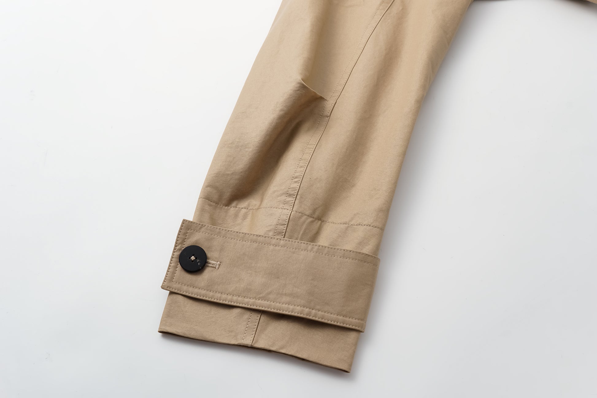 Dropped-Shoulder Trench Coat