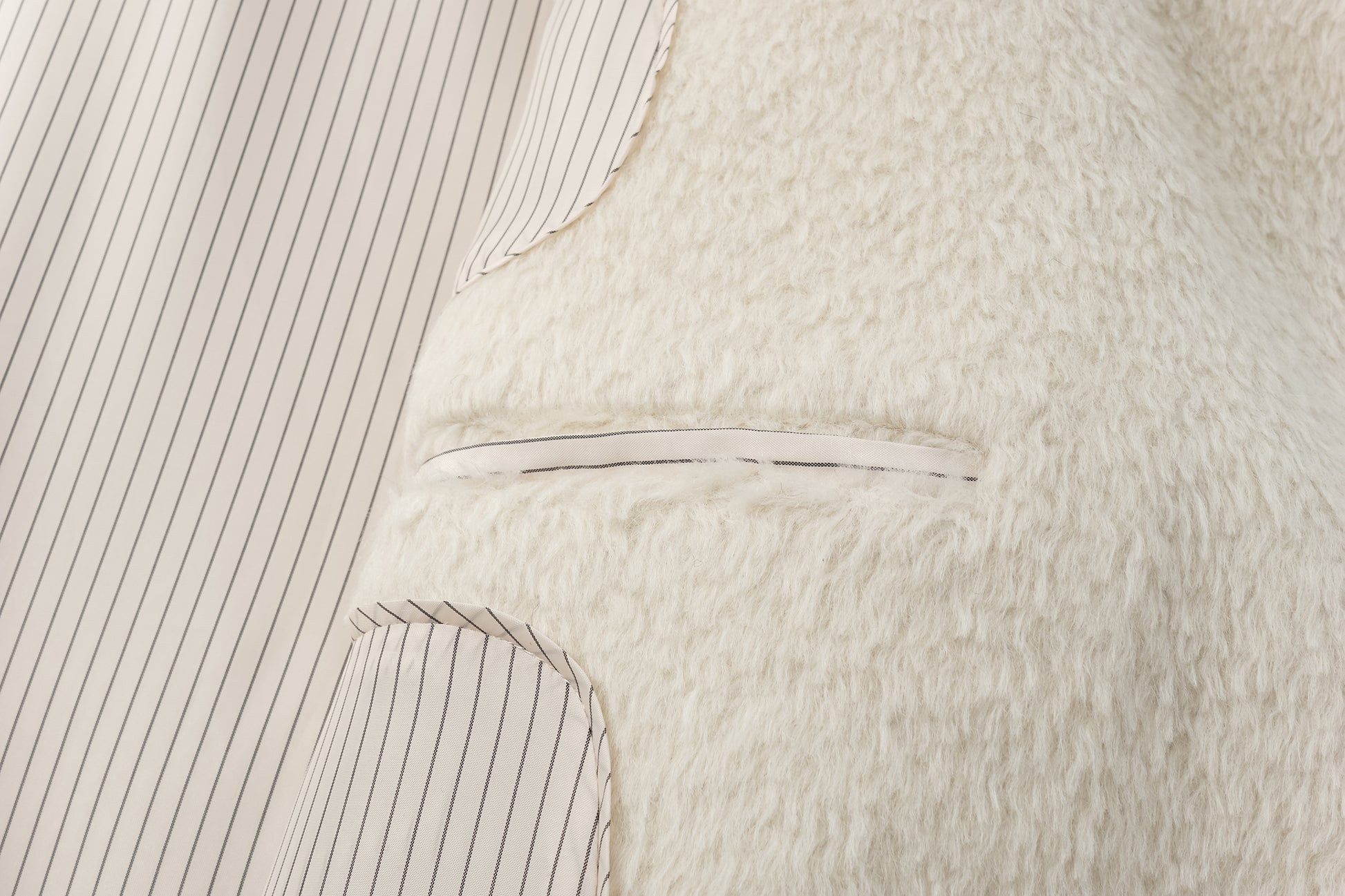 Alpaca-Wool Blend Long Overcoat