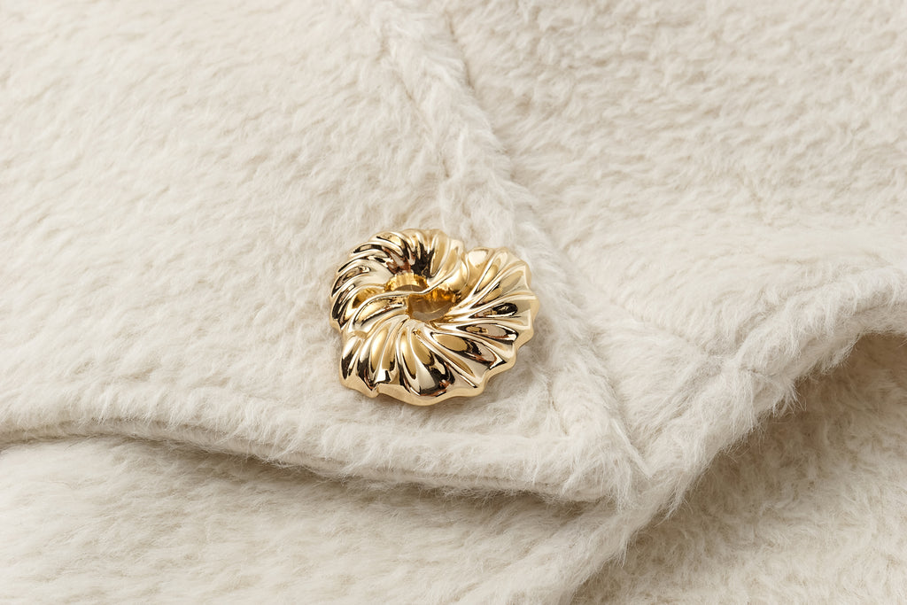 Alpaca-Wool Blend Long Overcoat