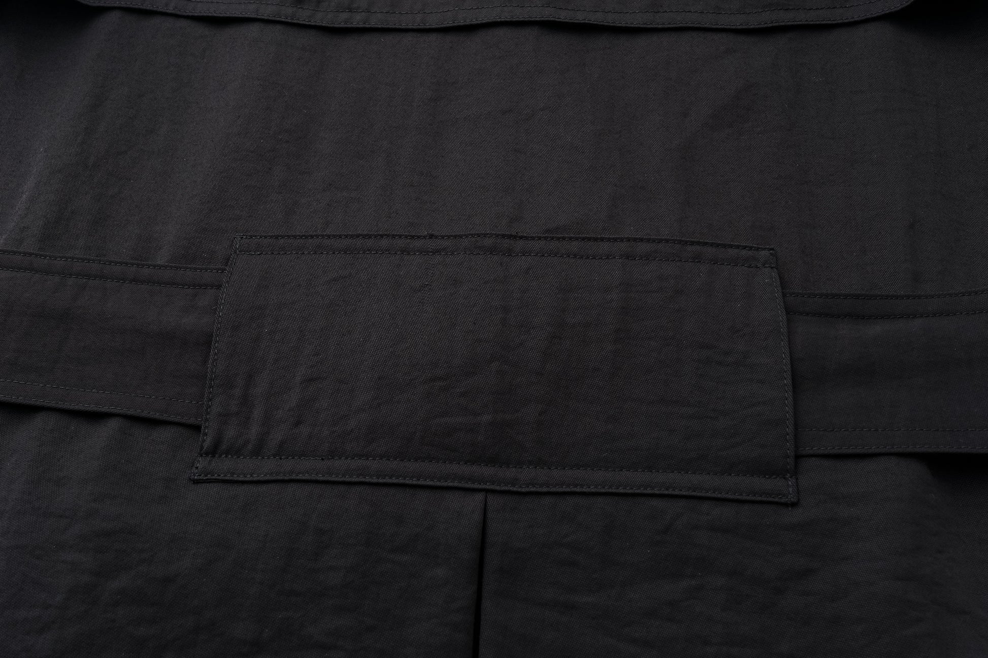 Textured Raglan-Sleeve Trench Coat with Organic Draping