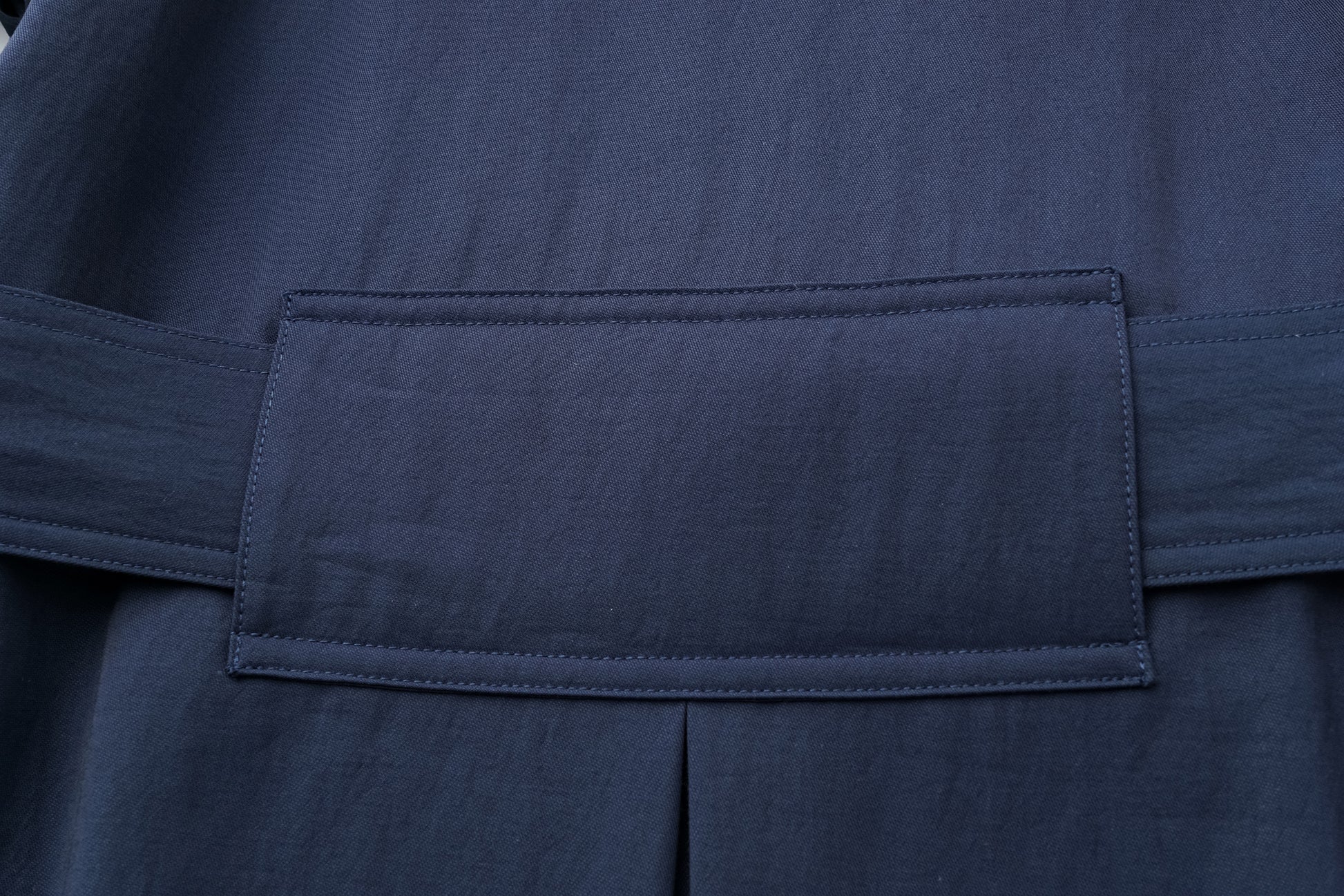 Textured Raglan-Sleeve Trench Coat with Organic Draping