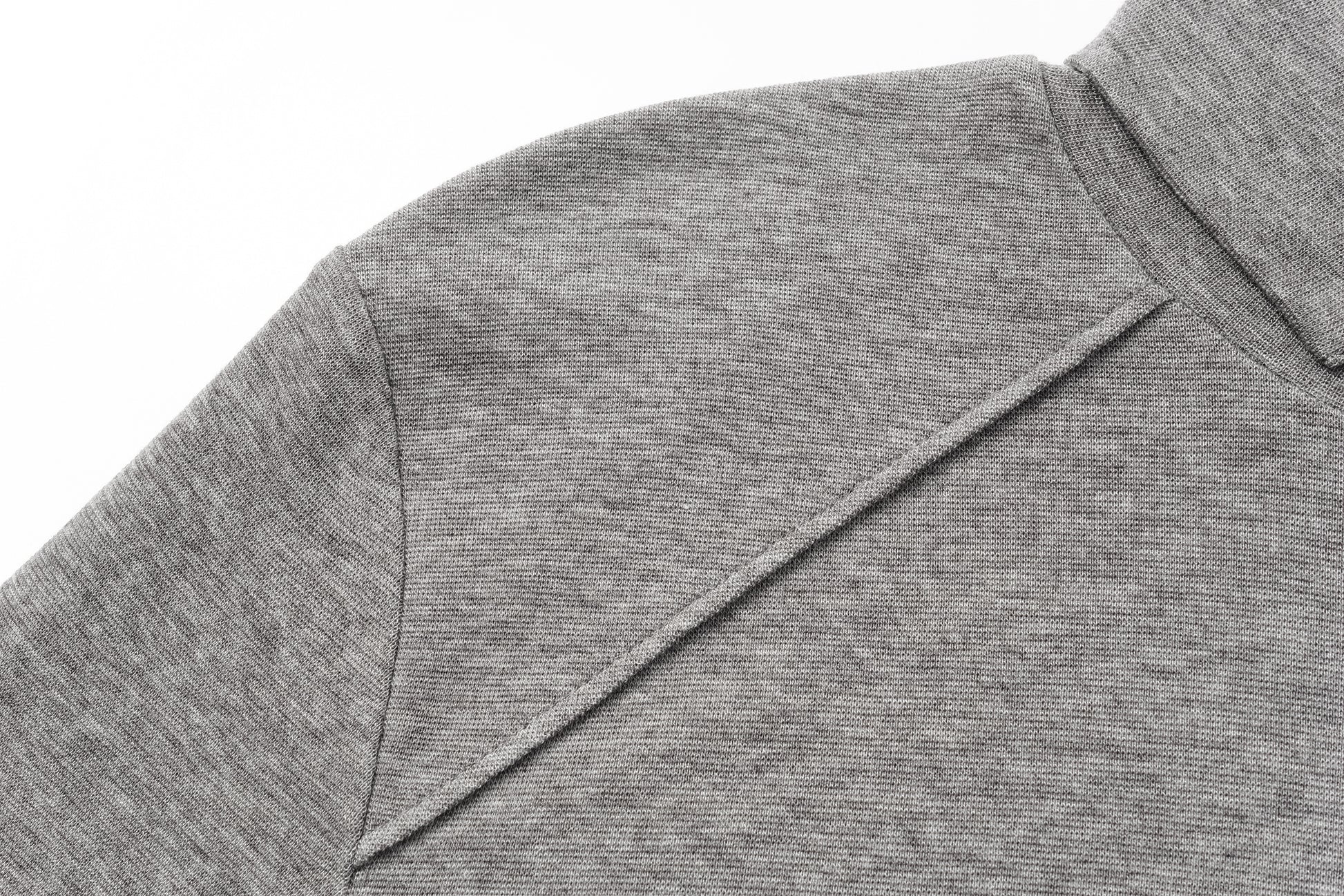 Square Neck Lyocell-Wool Knit Top