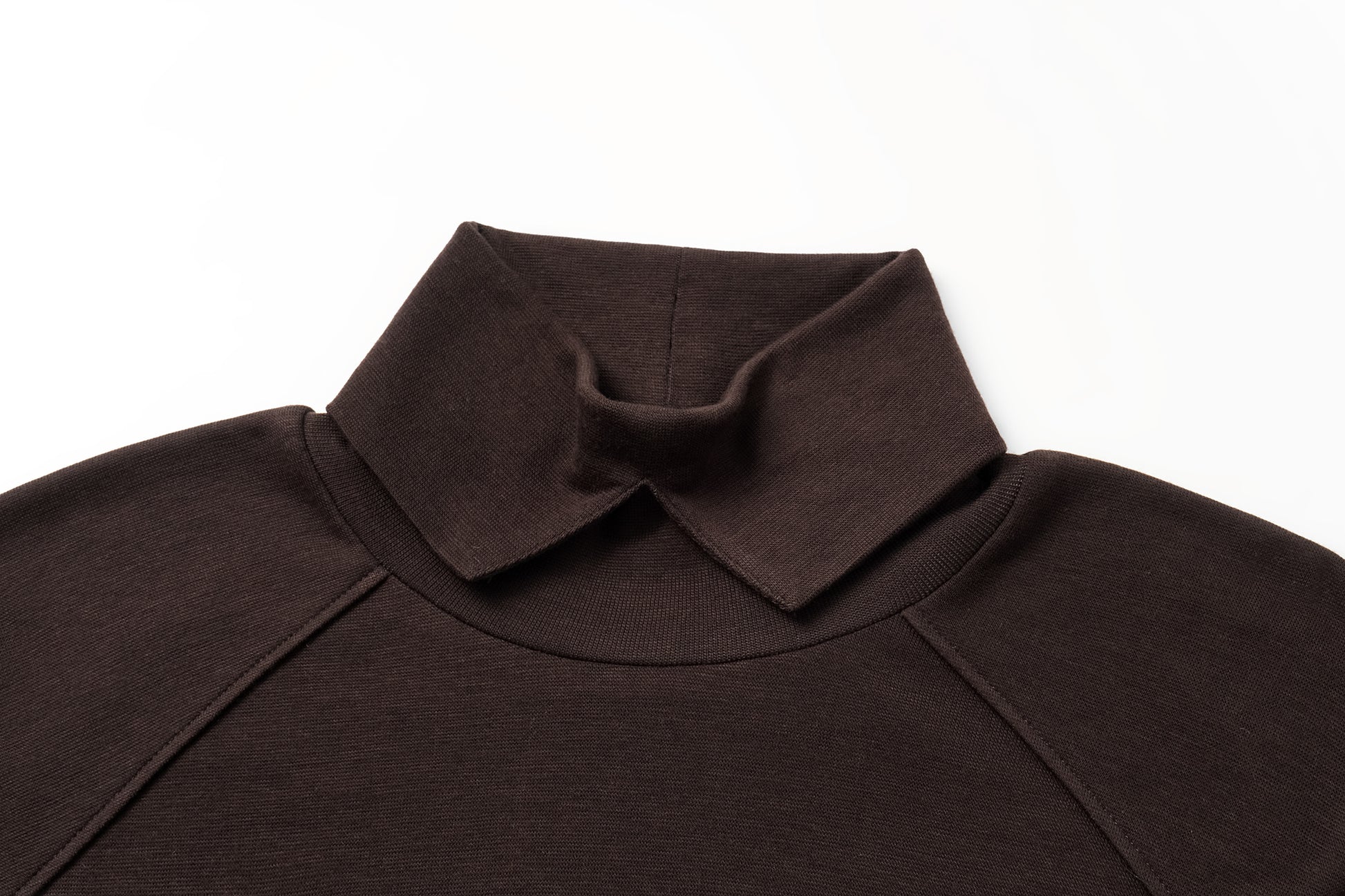 Square Neck Lyocell-Wool Knit Top