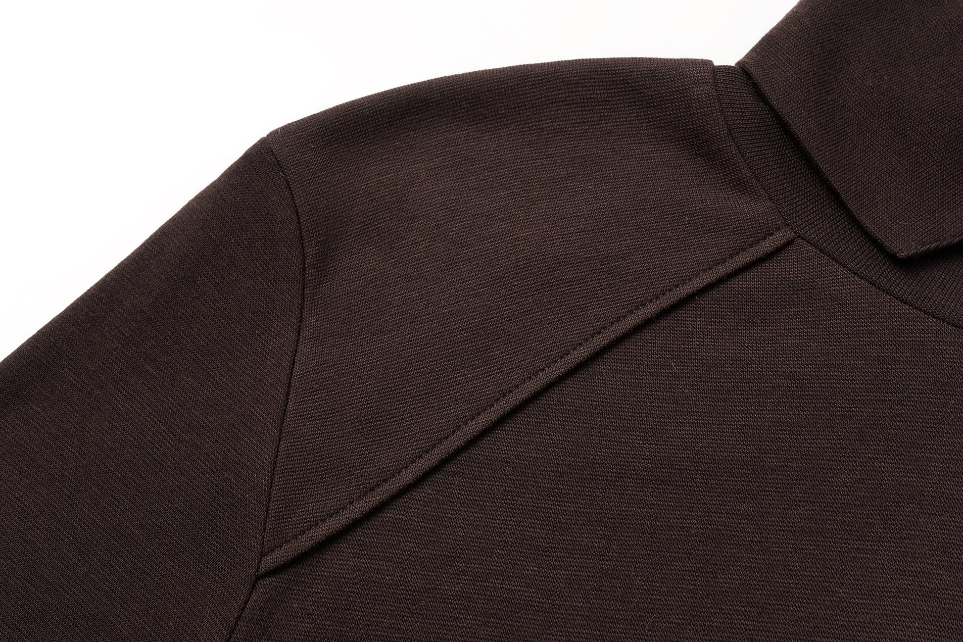 Square Neck Lyocell-Wool Knit Top