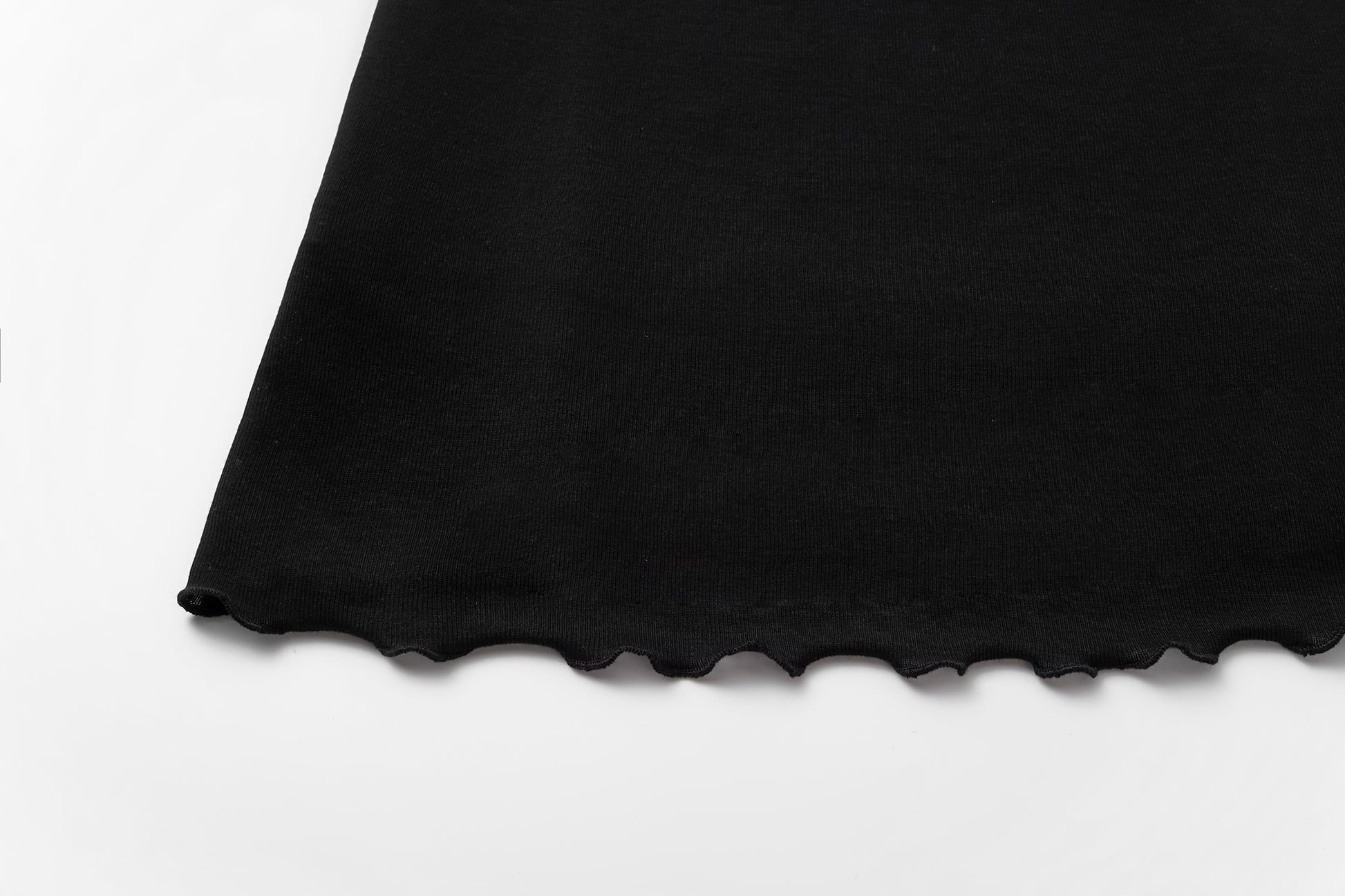 Round-Neck Dress with Contrast Lace Insets