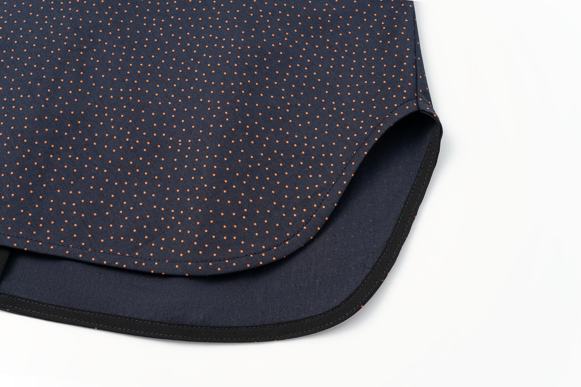 Bow-Tie Collar Blouse with Micro Polka Dots