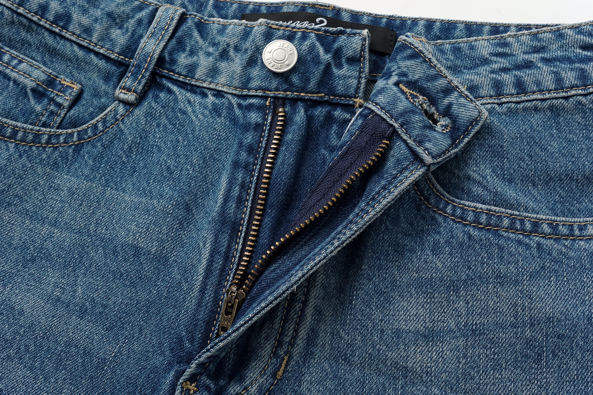 High-Waisted Wide-Leg Jeans