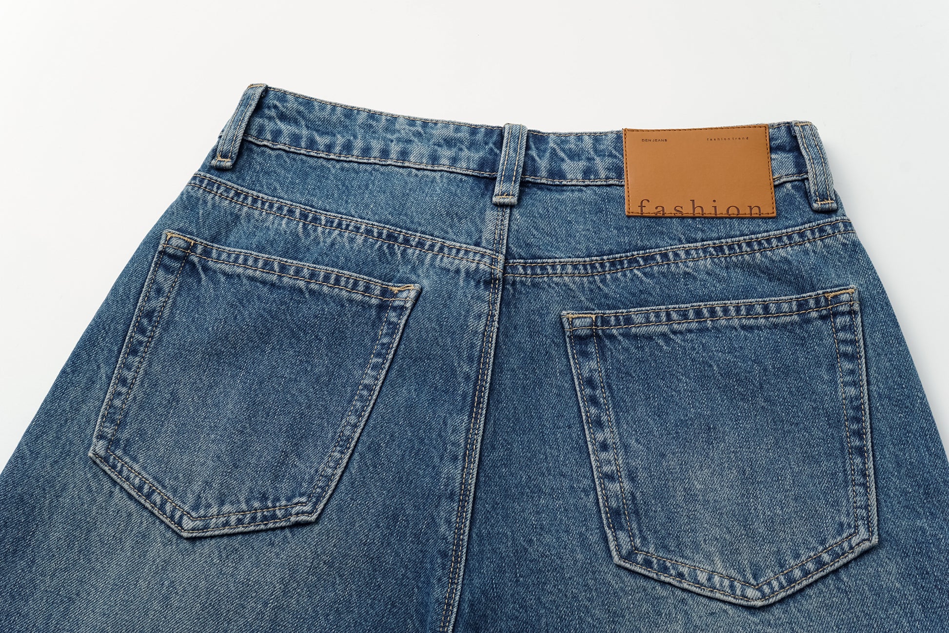 High-Waisted Wide-Leg Jeans