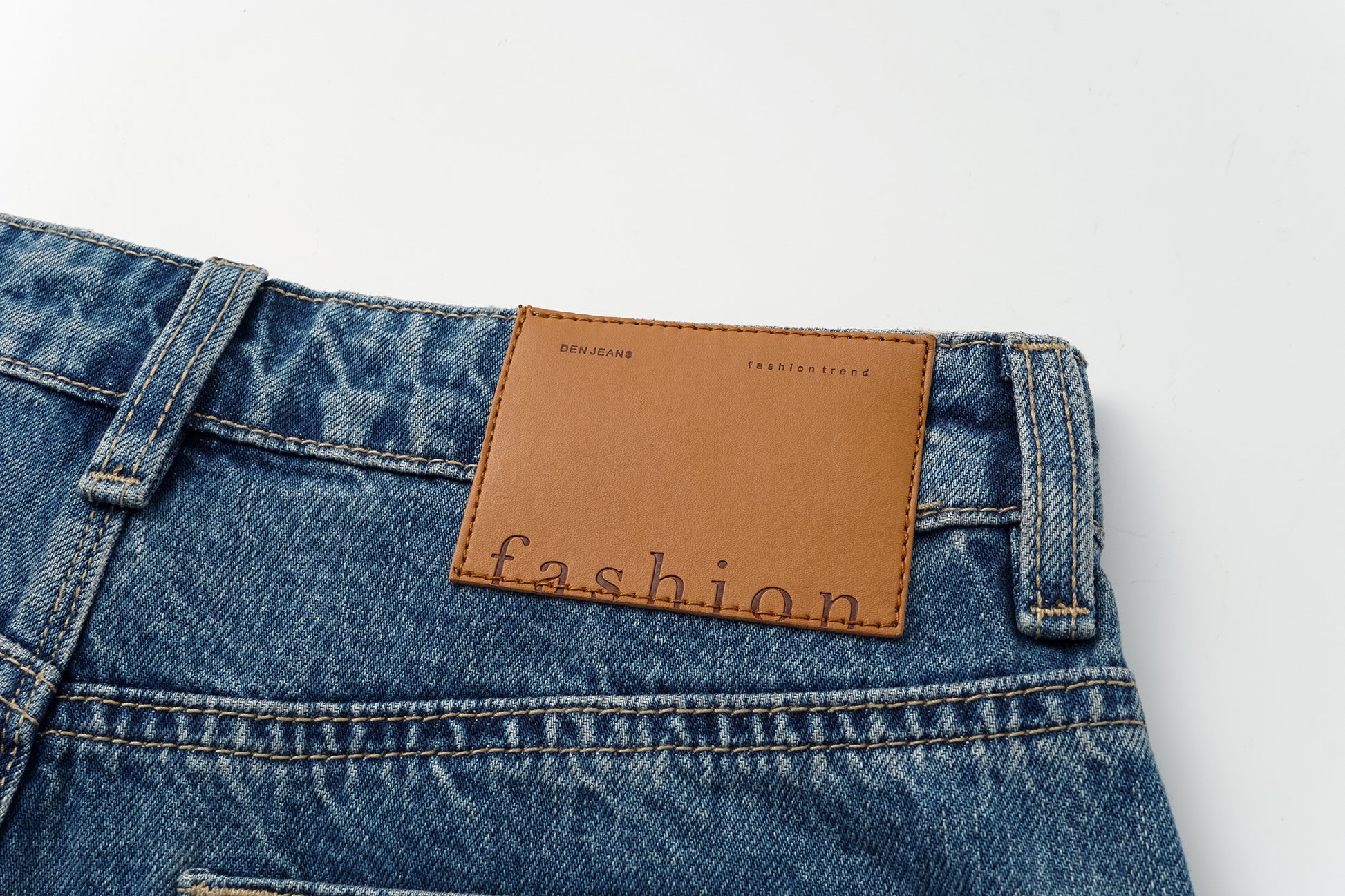 High-Waisted Wide-Leg Jeans