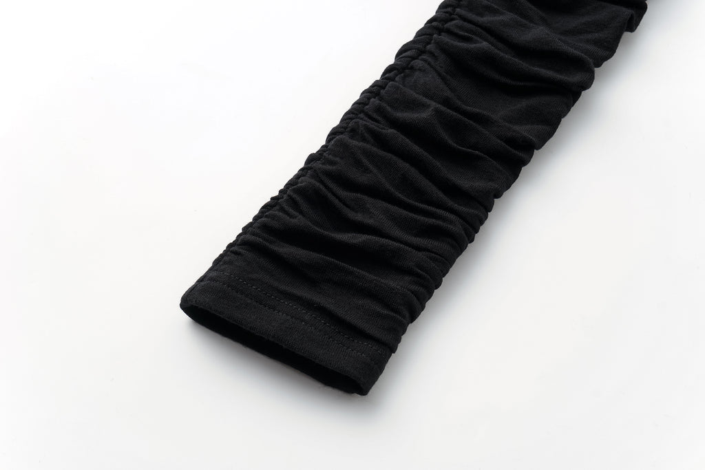 Full-Smocked V-Neck Dress with Hidden Hook Closure