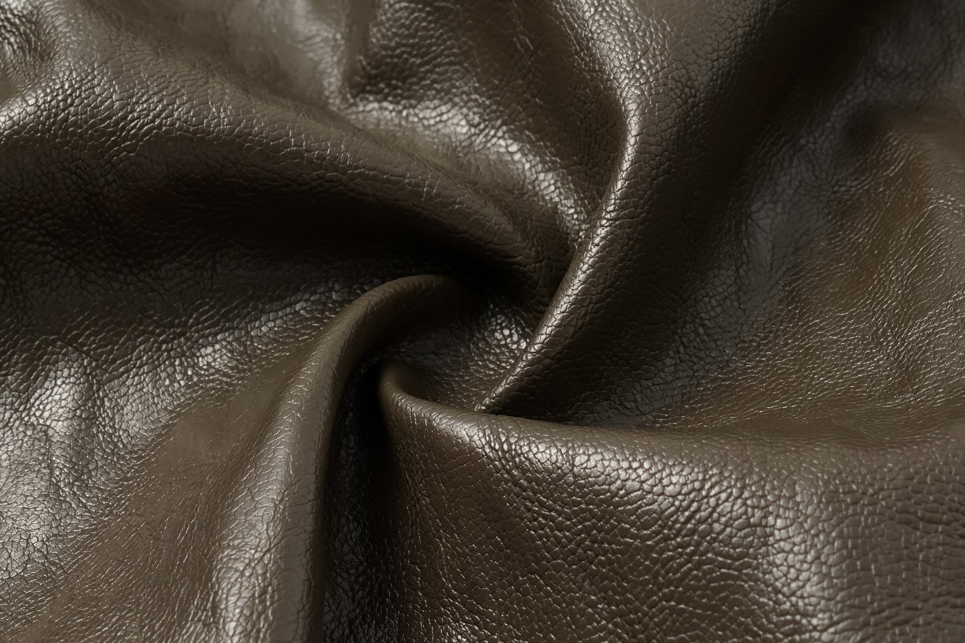 Relaxed Fit Belted Thigh-Length Leather-Look Jacket ( Faux Leather)