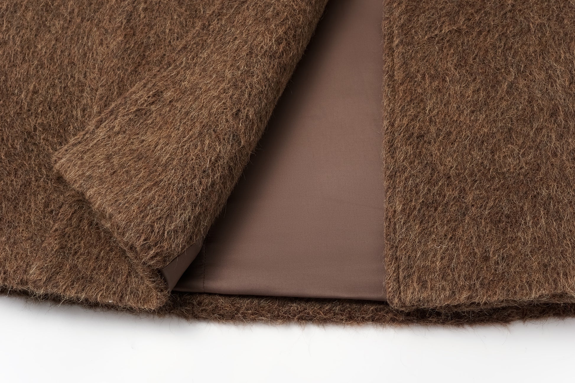 Stand Collar Tie-Waist X-Silhouette Long Coat