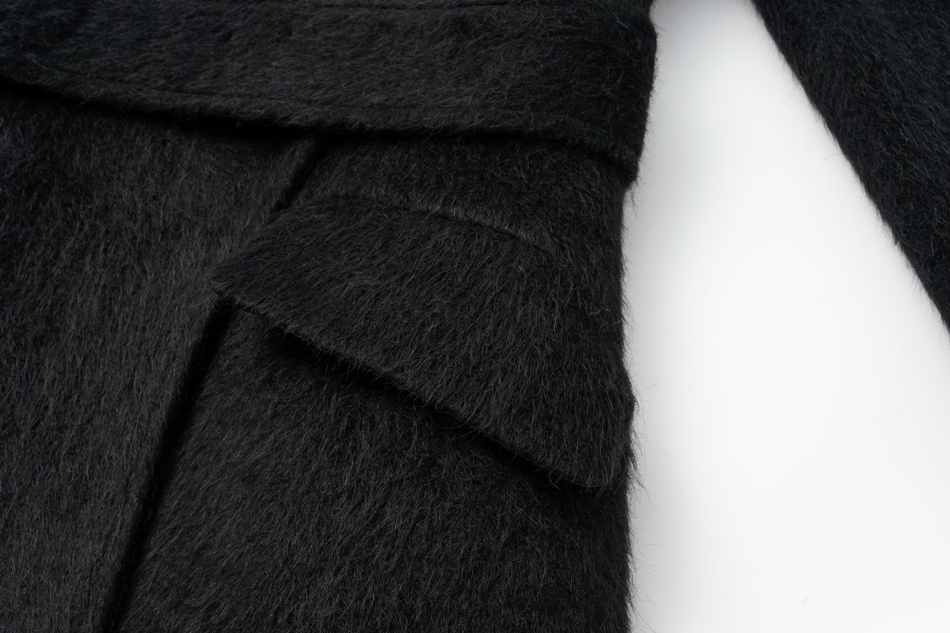 Stand Collar Tie-Waist X-Silhouette Long Coat