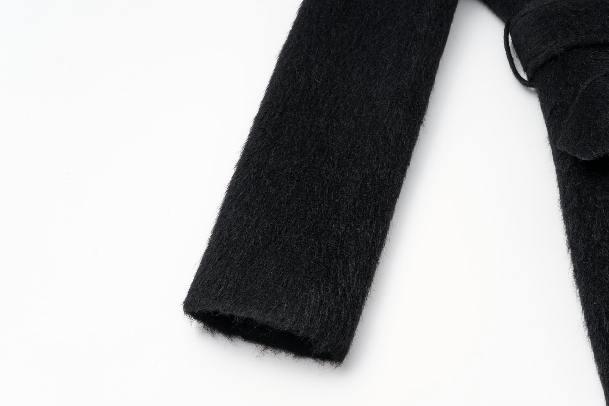 Stand Collar Tie-Waist X-Silhouette Long Coat