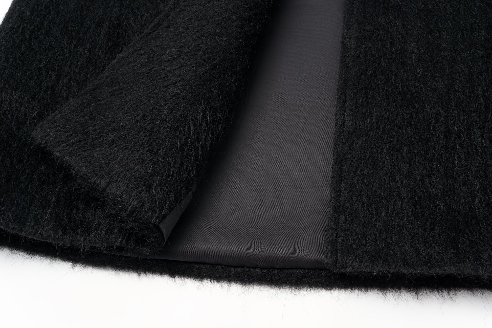 Stand Collar Tie-Waist X-Silhouette Long Coat