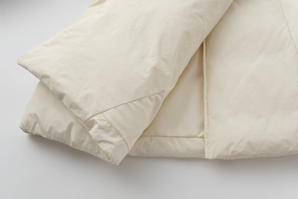 Large Collar Short Down Jacket