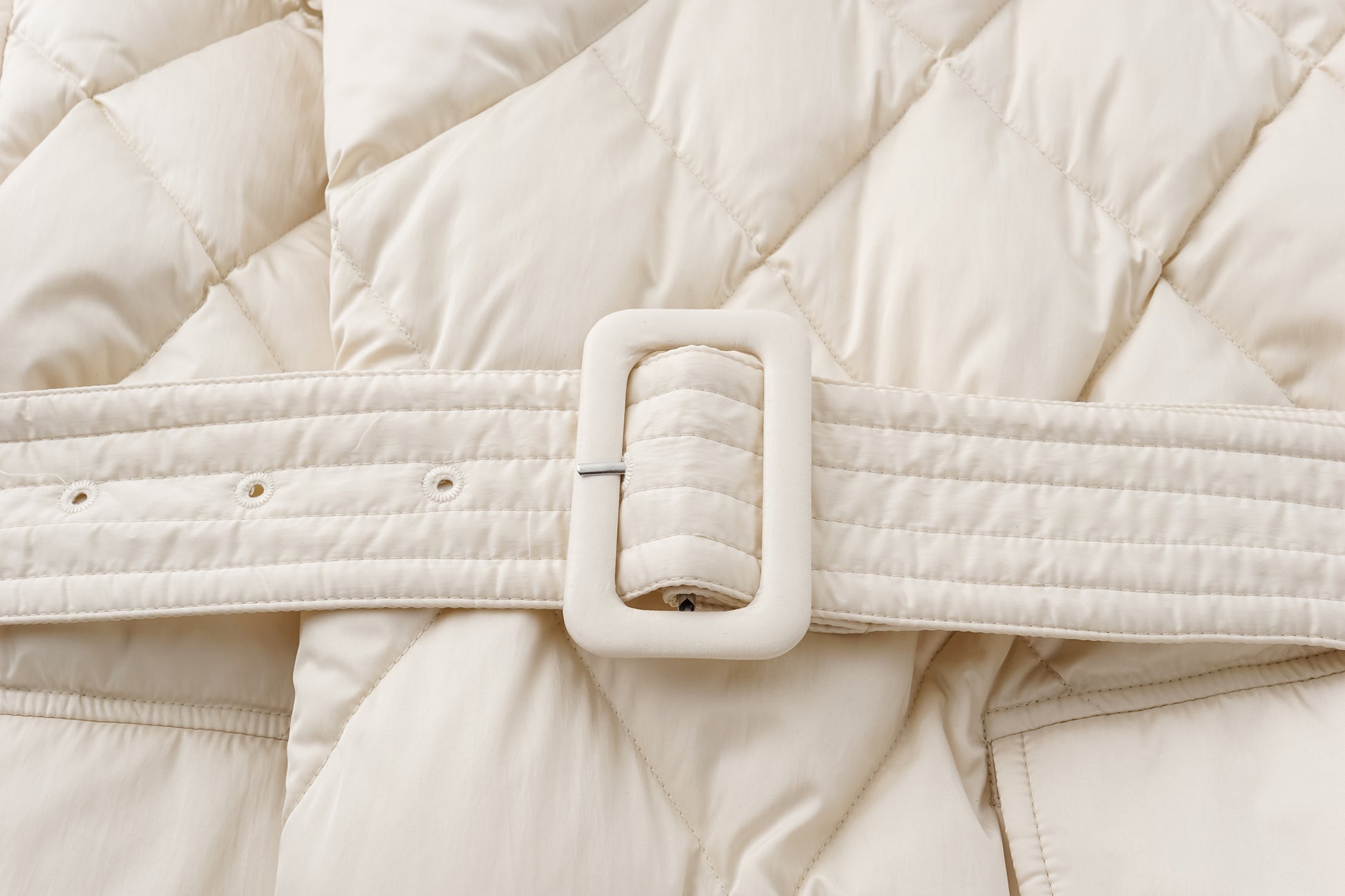 Deconstructed Asymmetric Zip Puffer with Dropped Shoulder and Lantern Sleeves