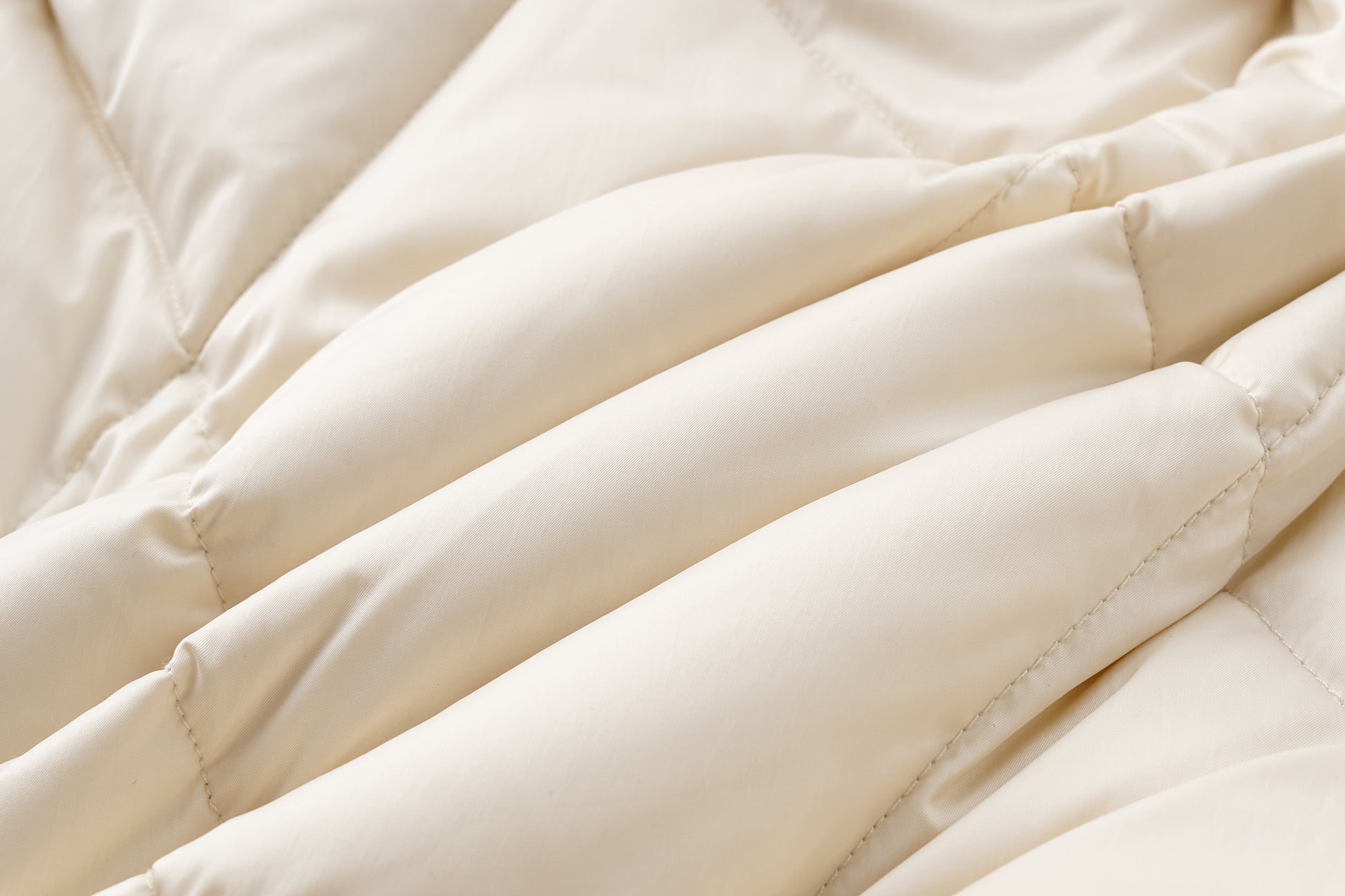 Deconstructed Asymmetric Zip Puffer with Dropped Shoulder and Lantern Sleeves