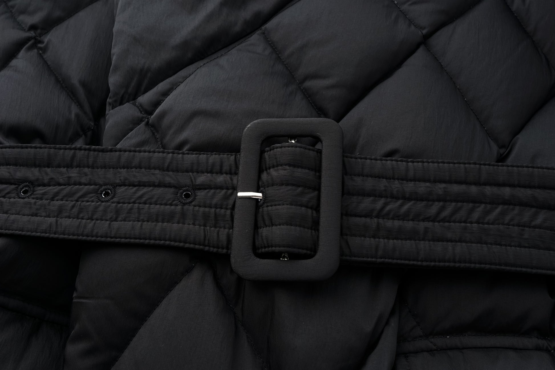 Deconstructed Asymmetric Zip Puffer with Dropped Shoulder and Lantern Sleeves