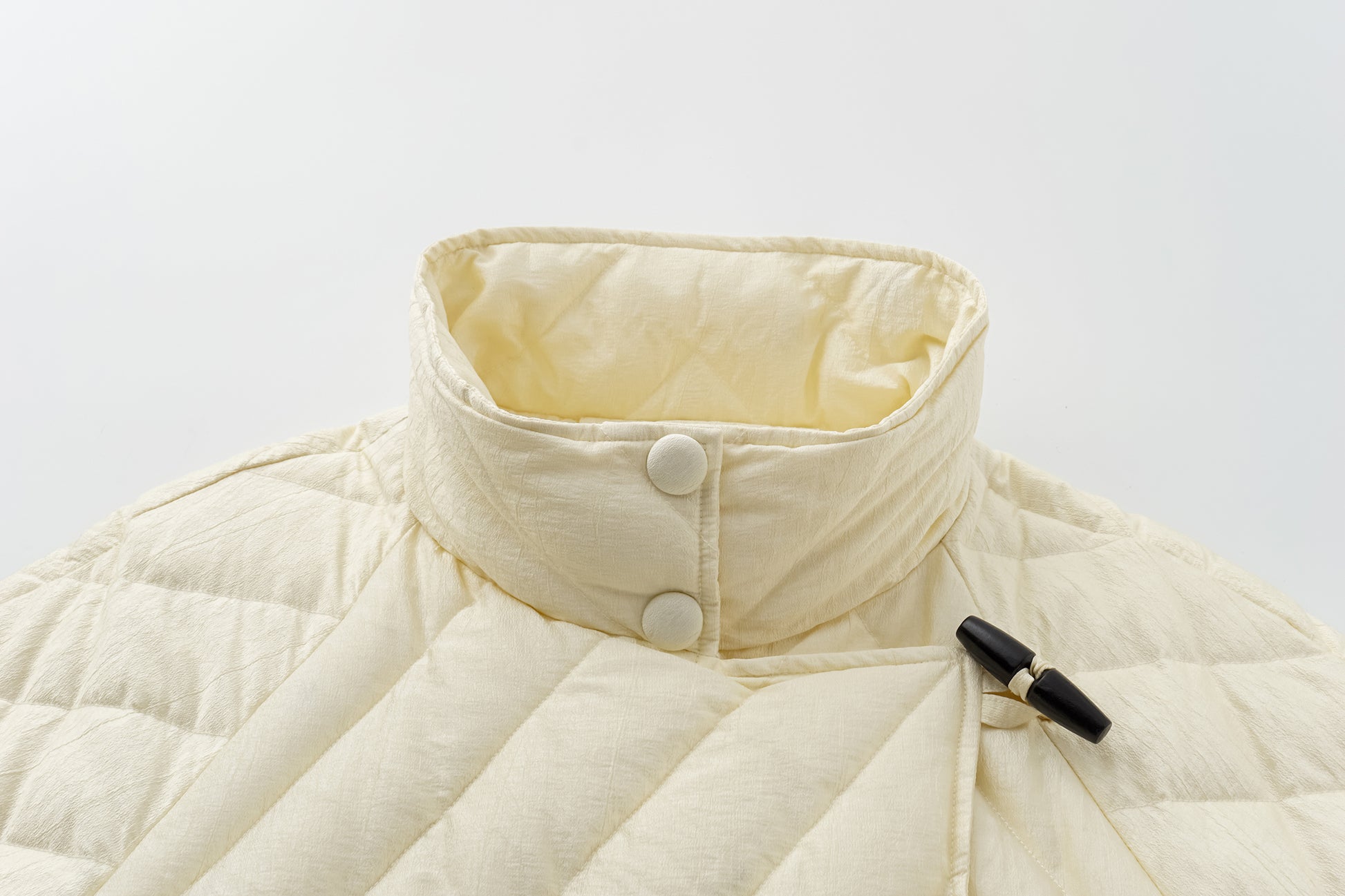 Toggle-Button Long Down Coat