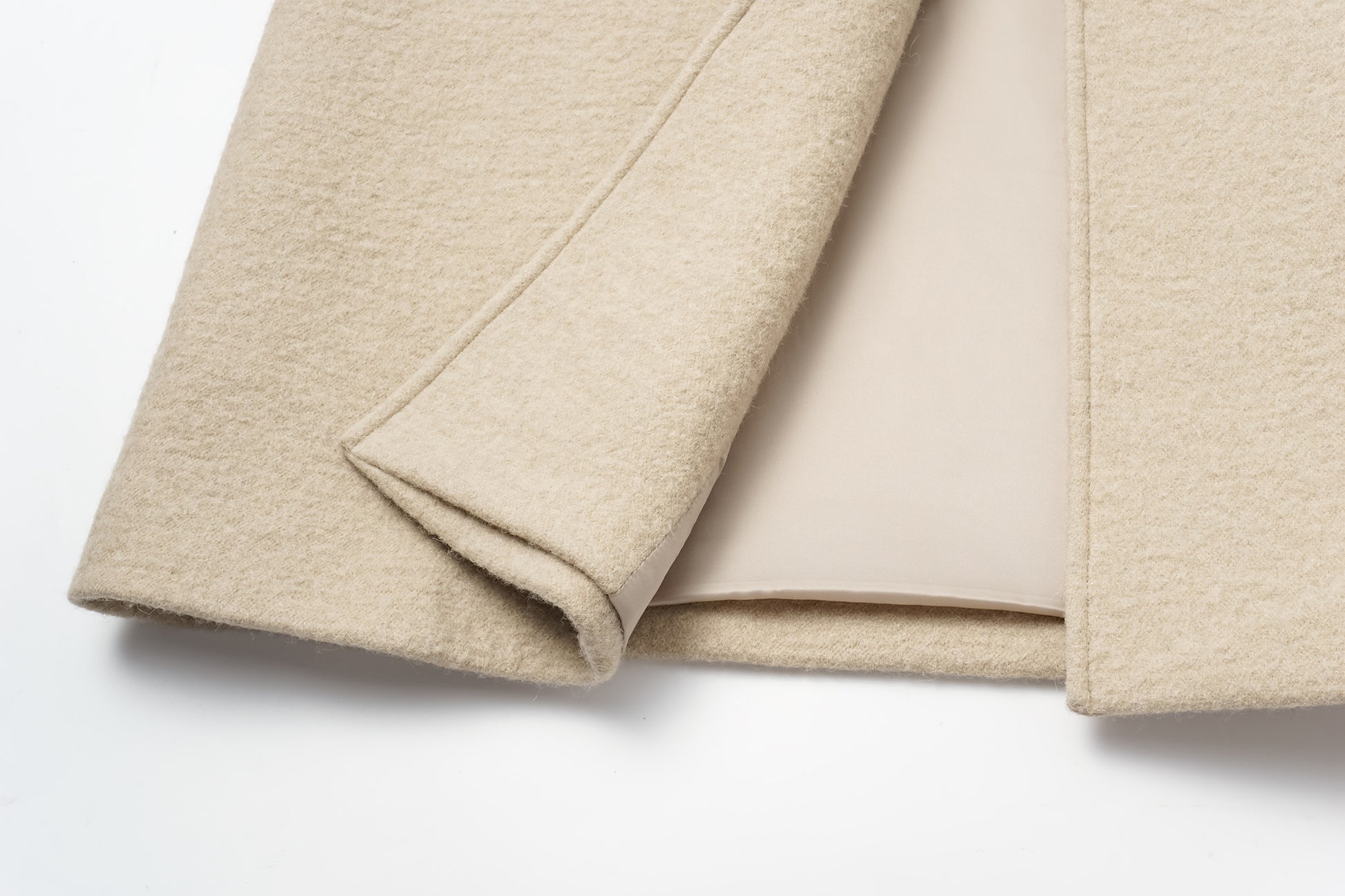 Dropped Shoulder Long Coat