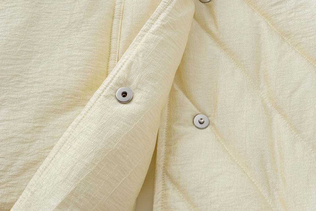 Toggle-Button Long Down Coat