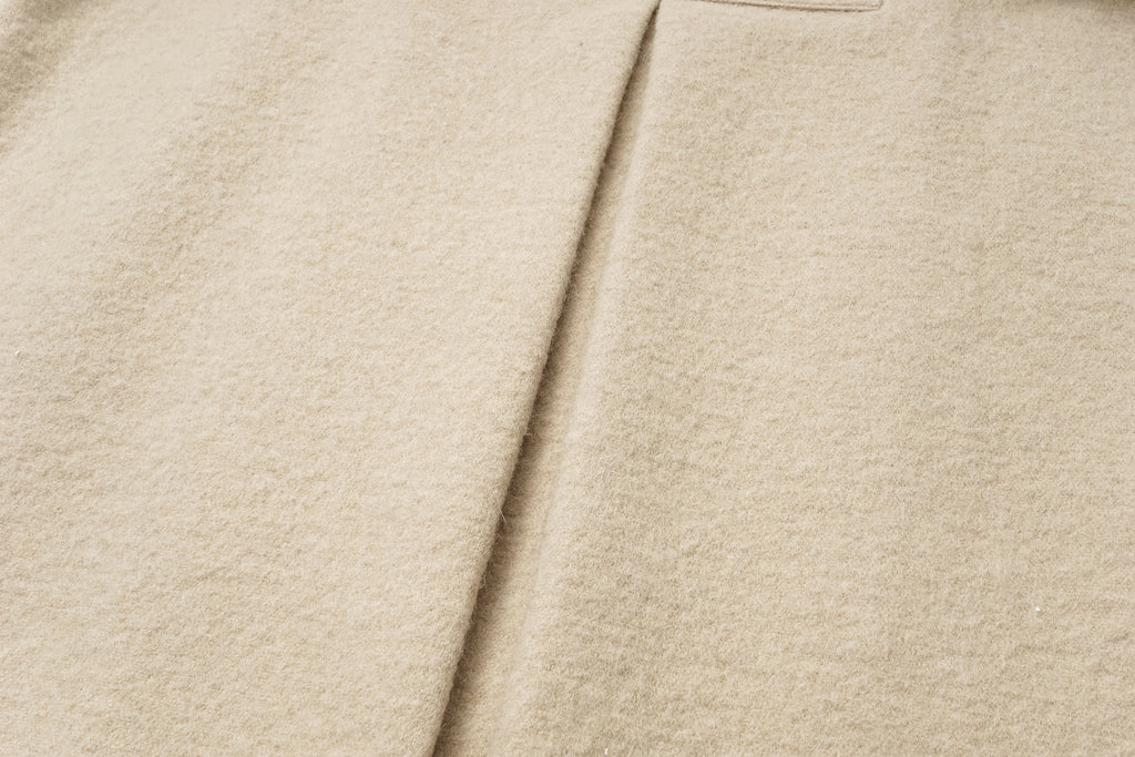 Dropped Shoulder Long Coat