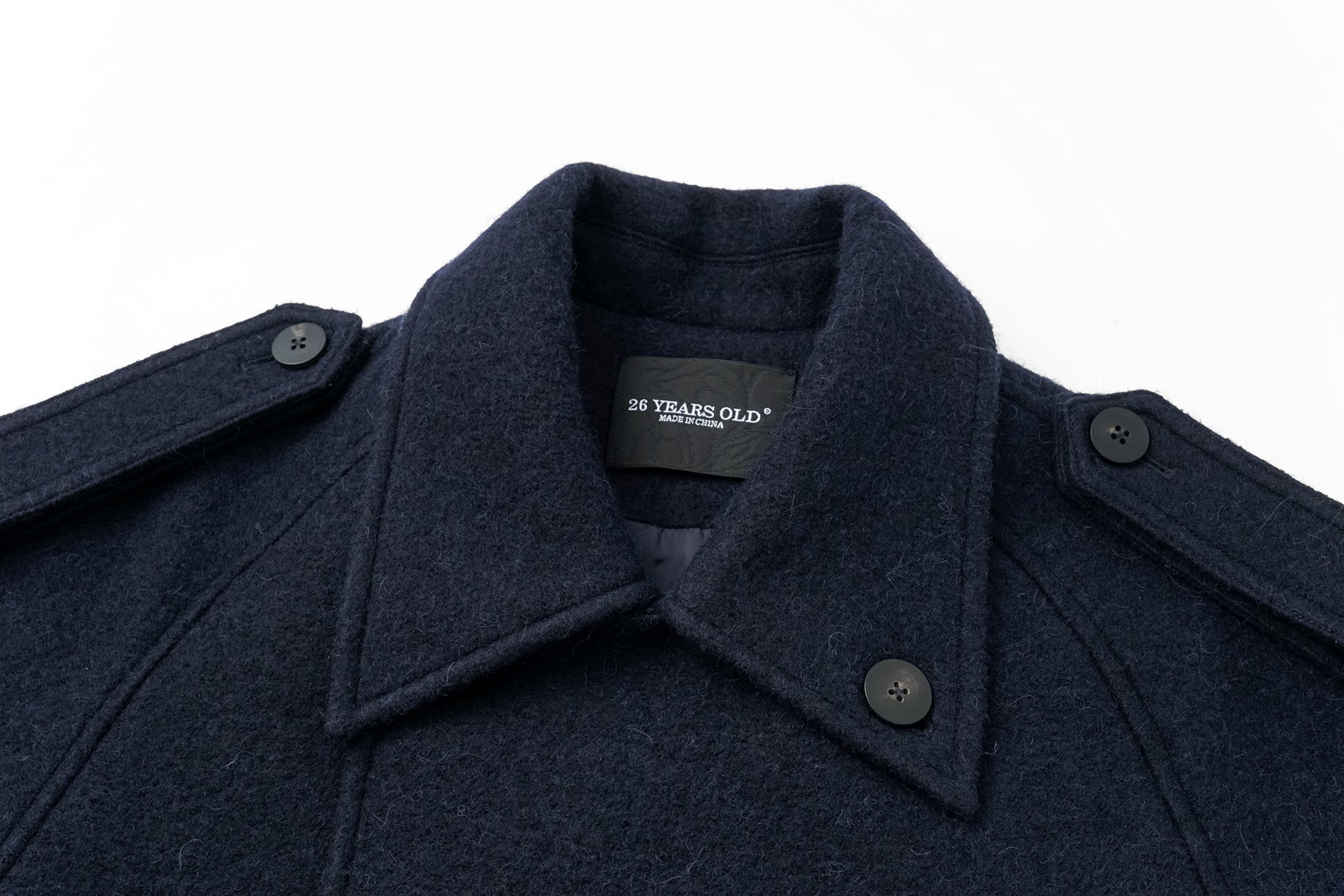 Dropped Shoulder Long Coat