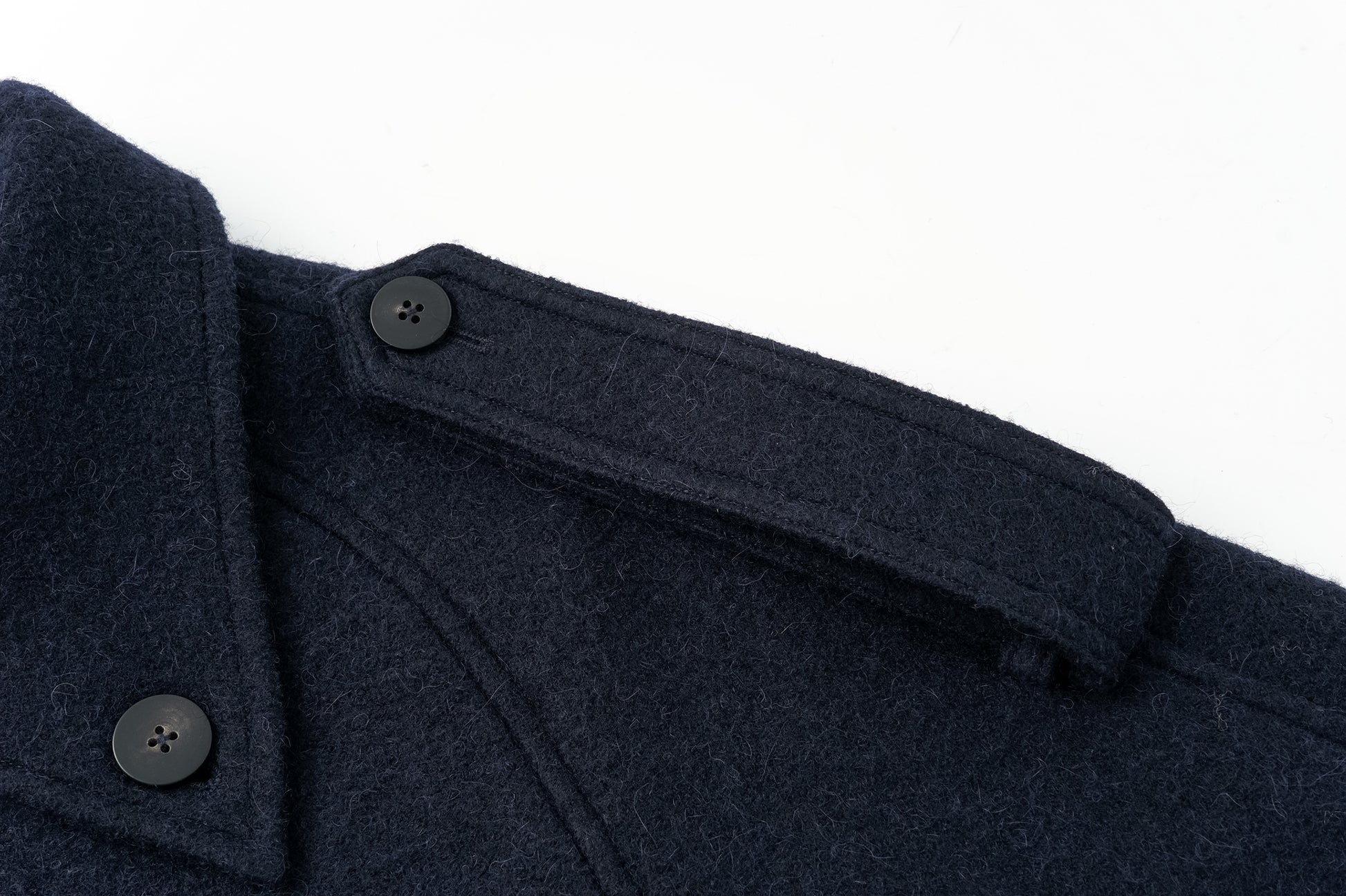 Dropped Shoulder Long Coat