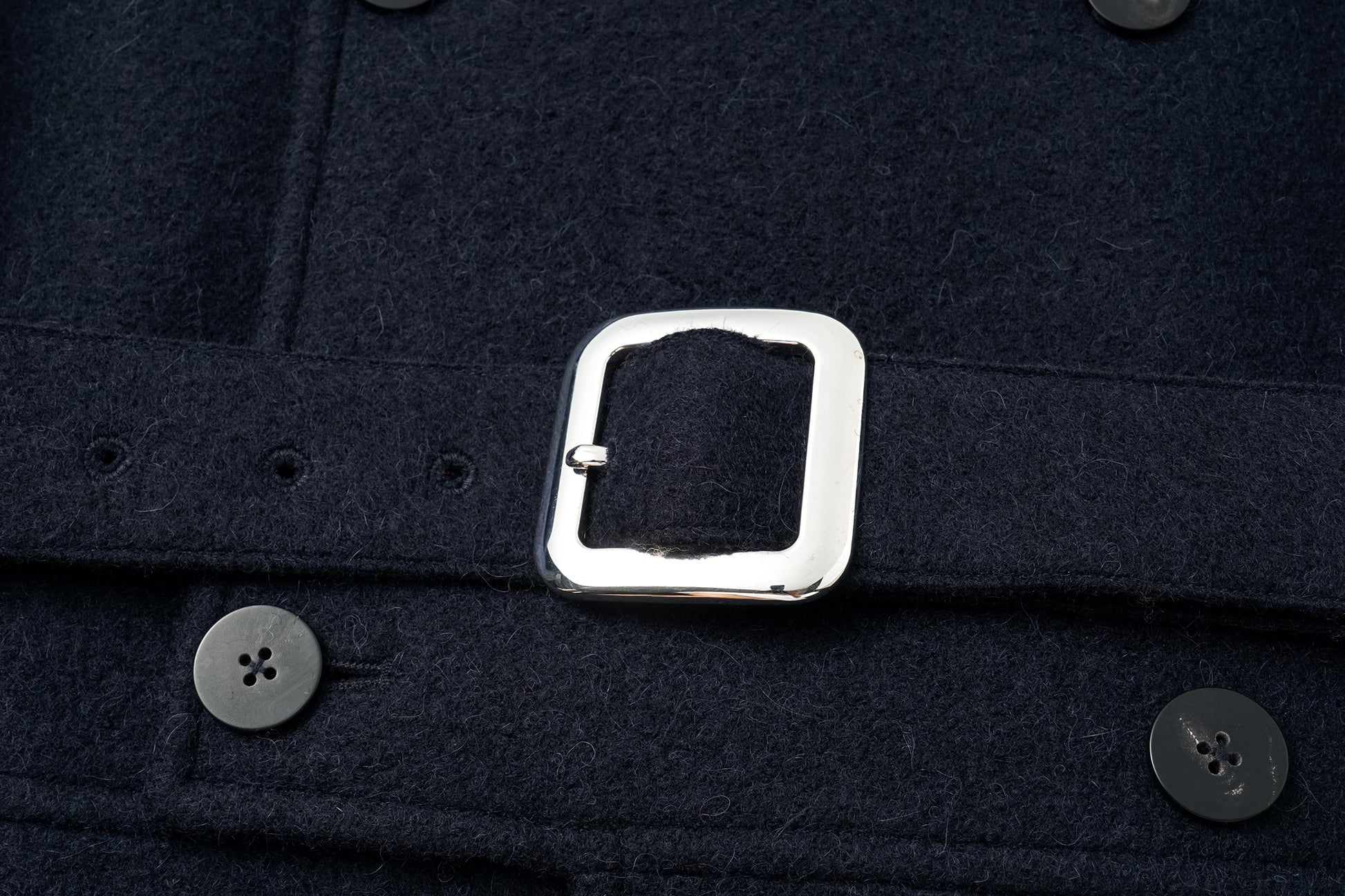 Dropped Shoulder Long Coat