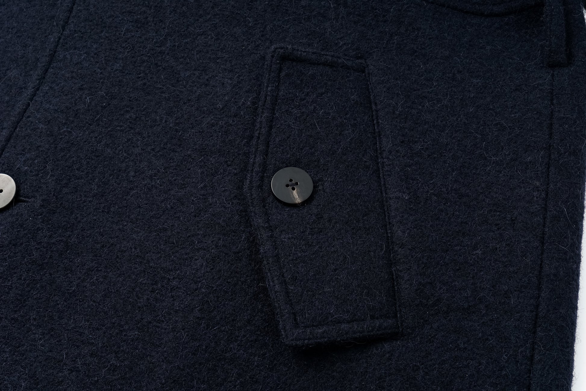 Dropped Shoulder Long Coat