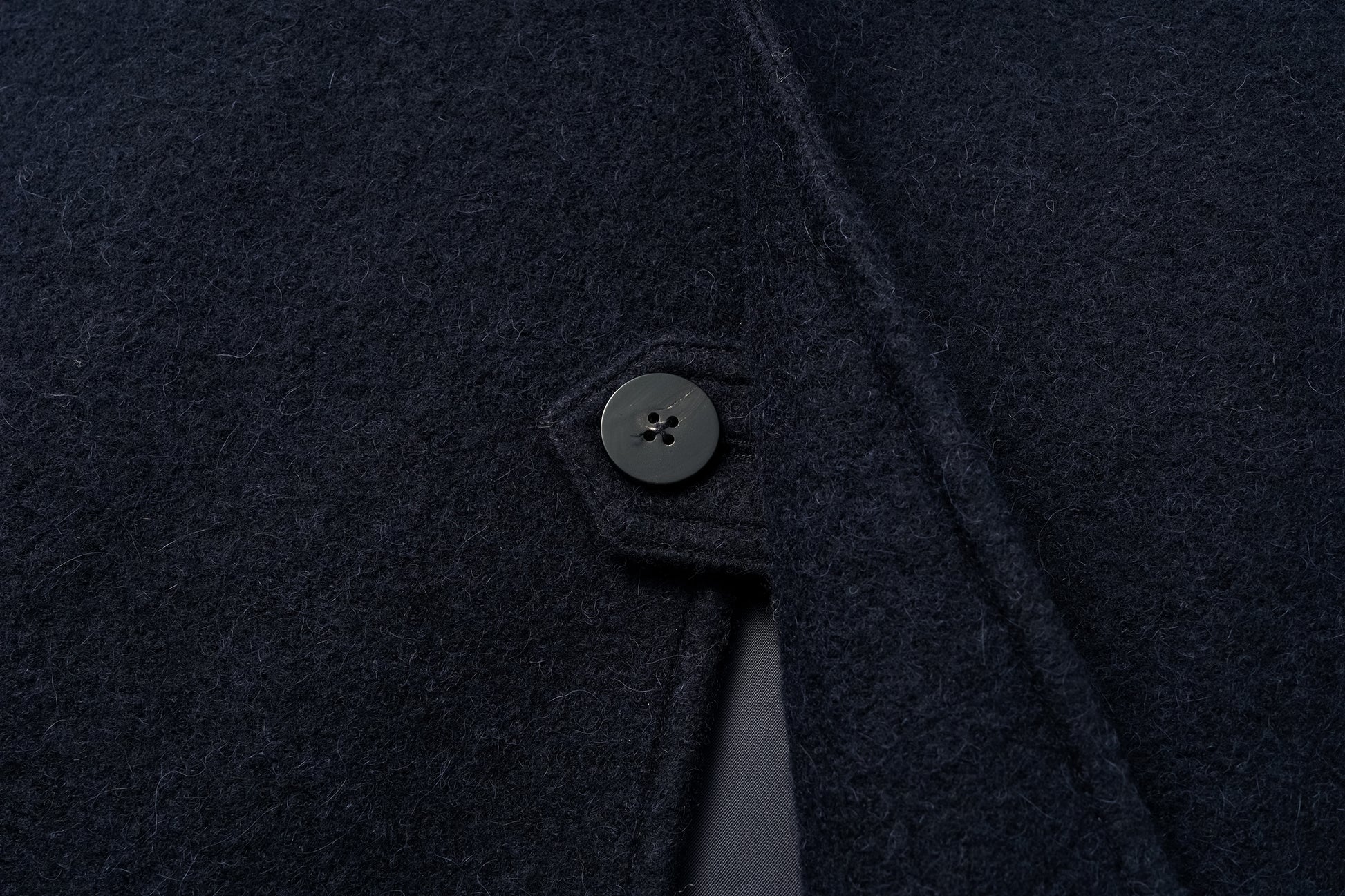 Dropped Shoulder Long Coat