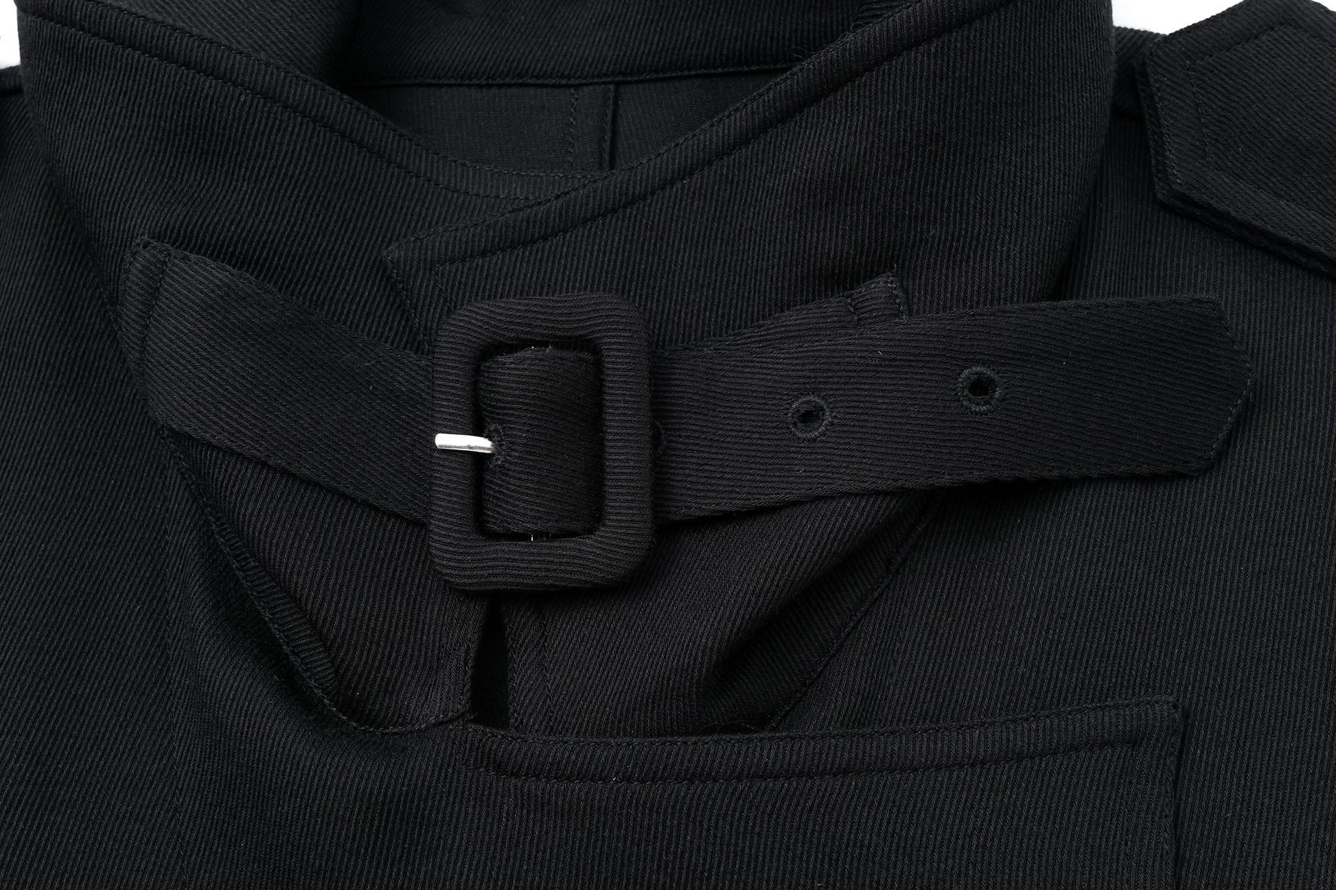 Dropped-Shoulder Oversized Trench Coat