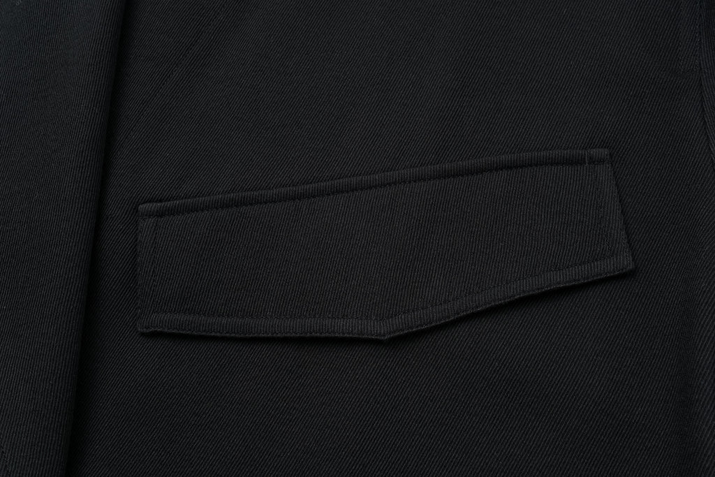 Dropped-Shoulder Oversized Trench Coat