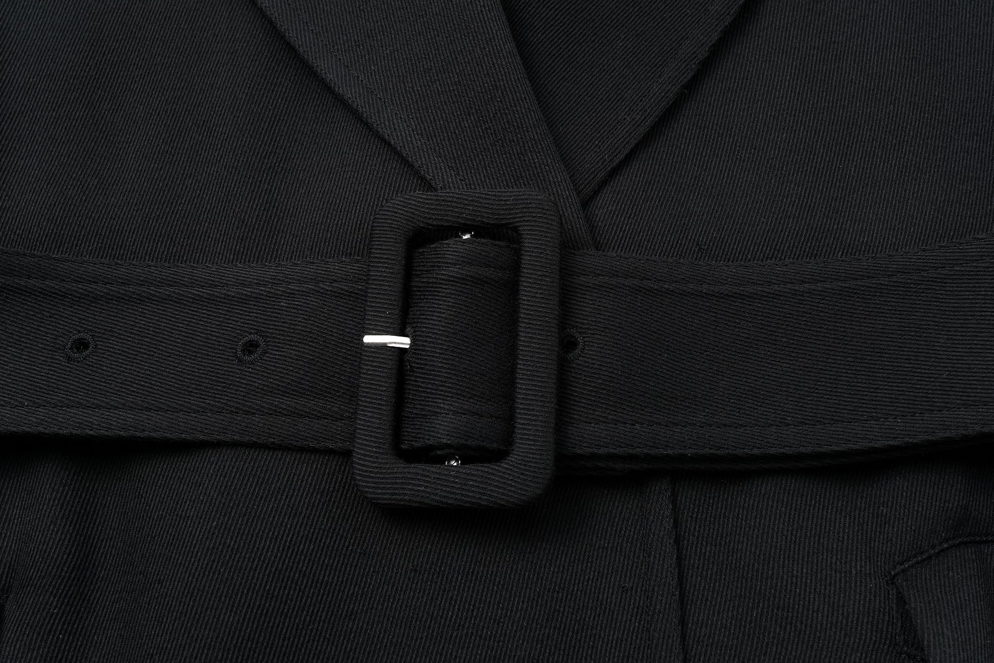 Dropped-Shoulder Oversized Trench Coat