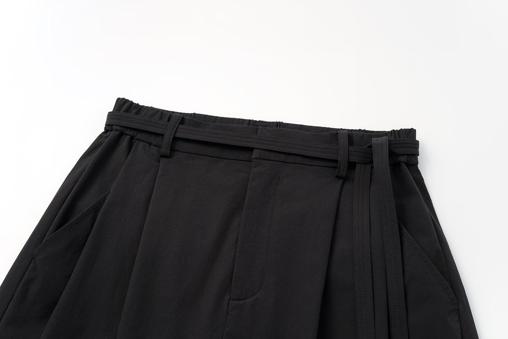 Curved Hem Pants