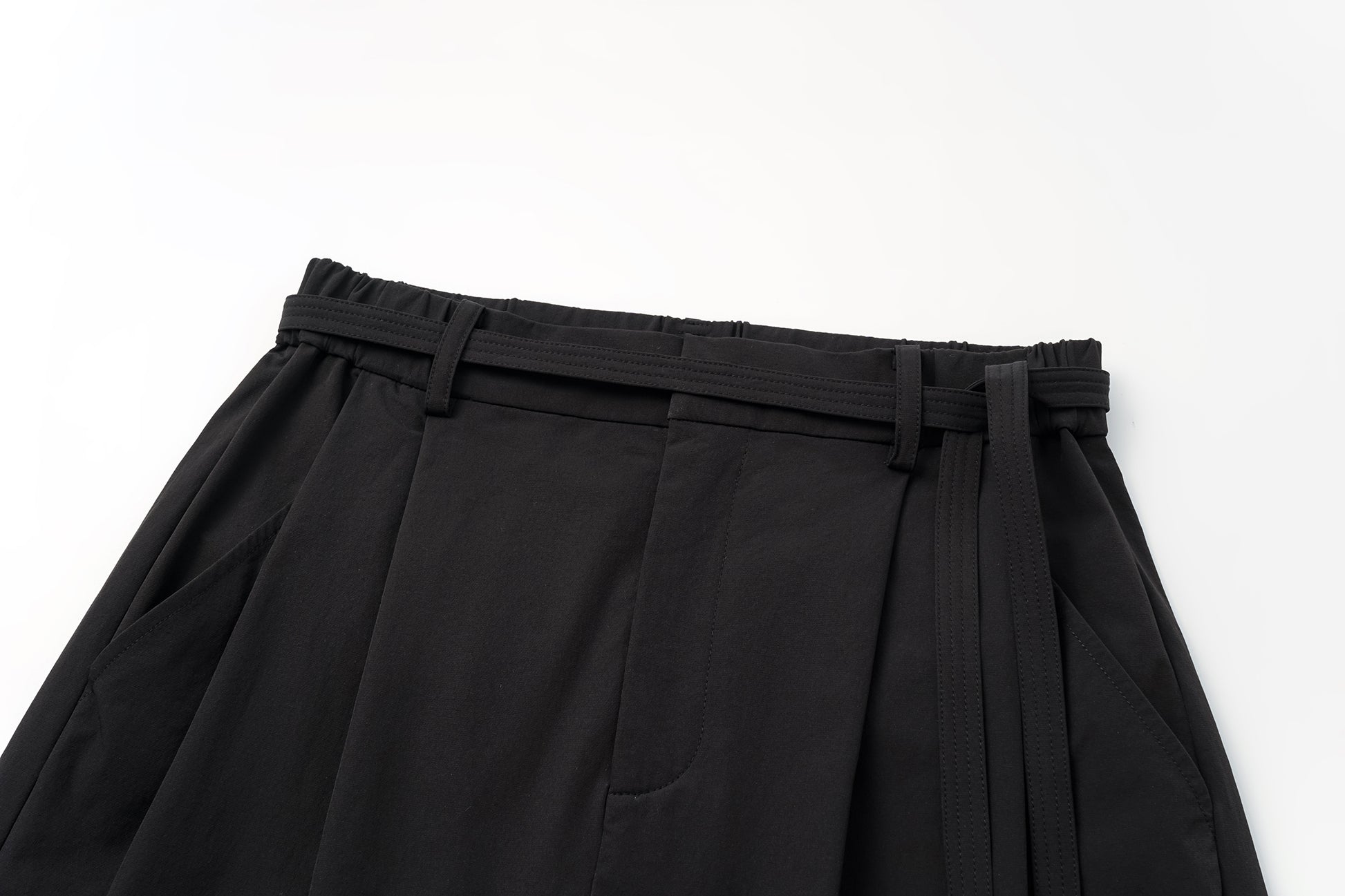 Curved Hem Pants