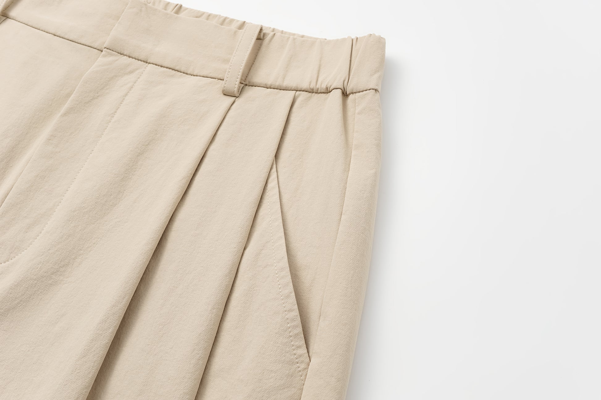 Curved Hem Pants