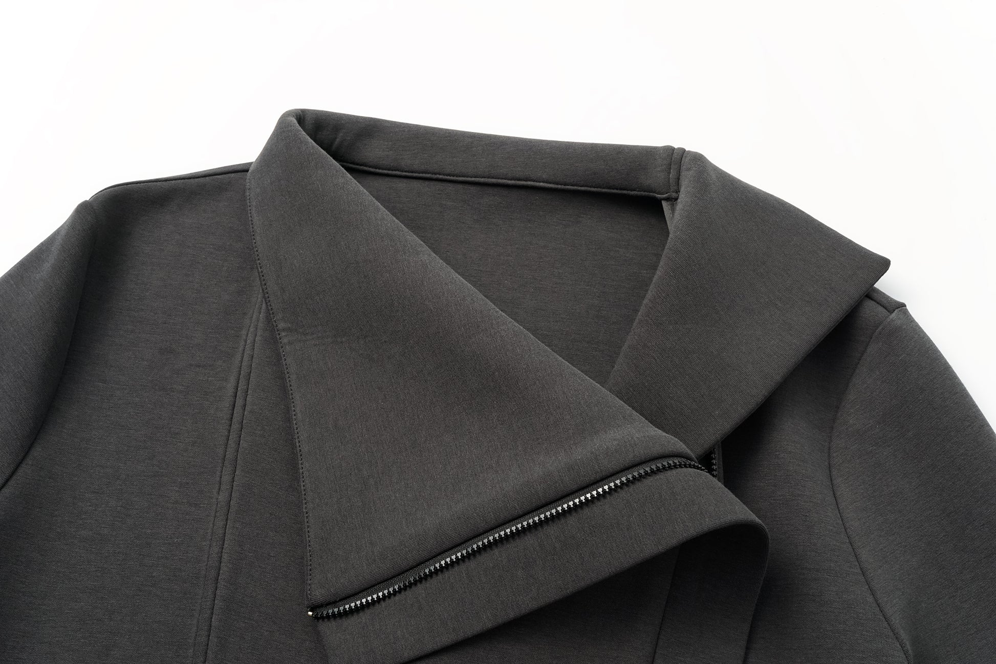 Cross-Front Athleisure Style Jacket