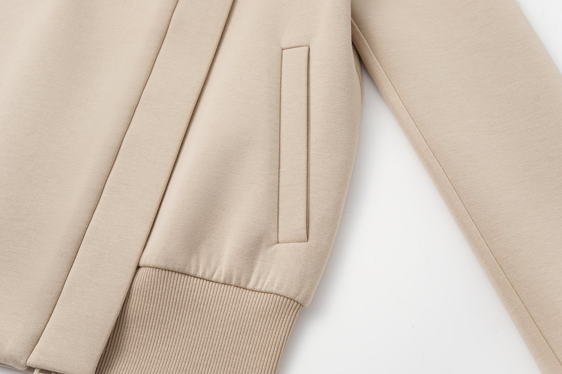 Cross-Front Athleisure Style Jacket