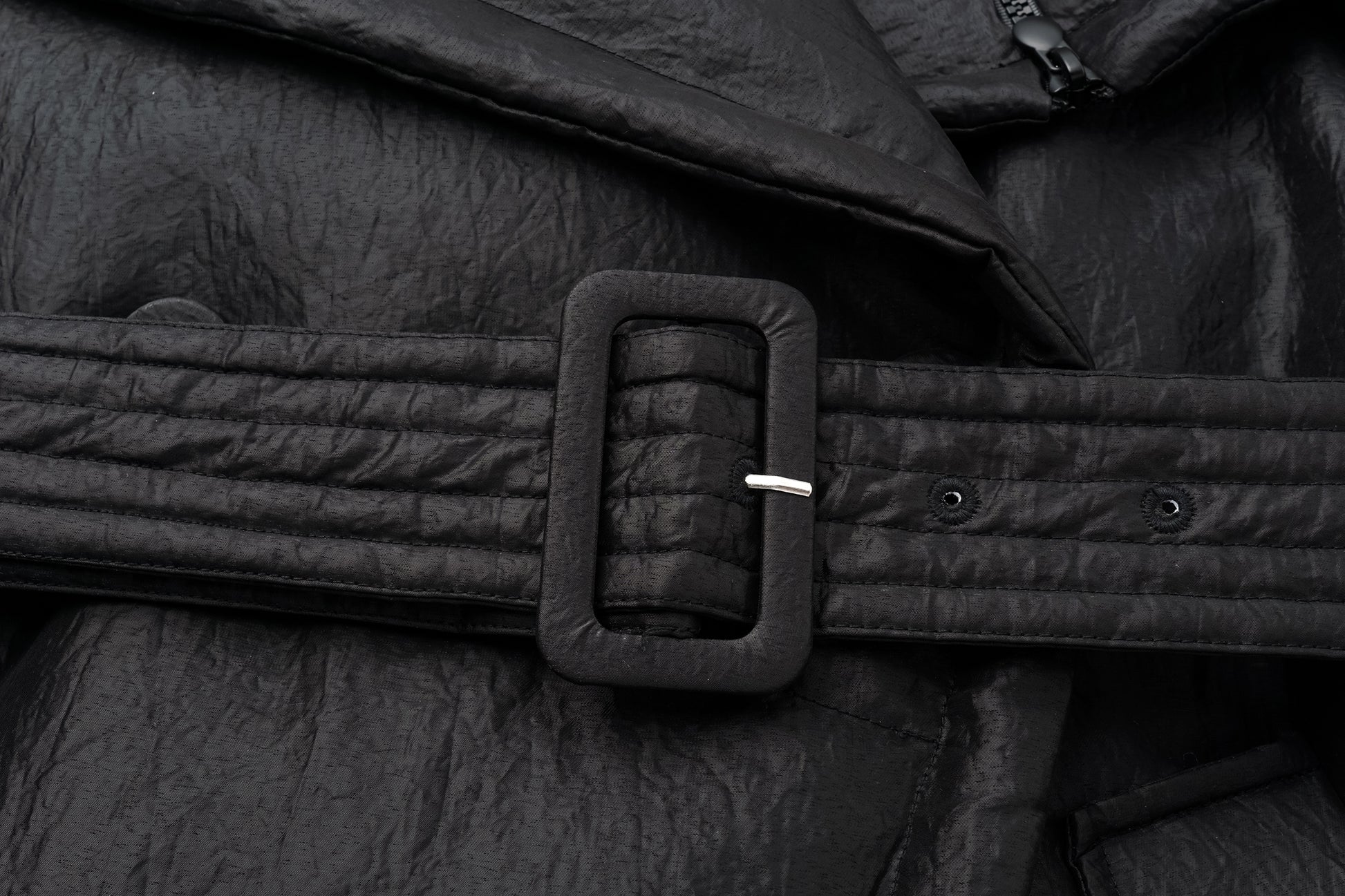 Convertible Lapel Long Down Coat