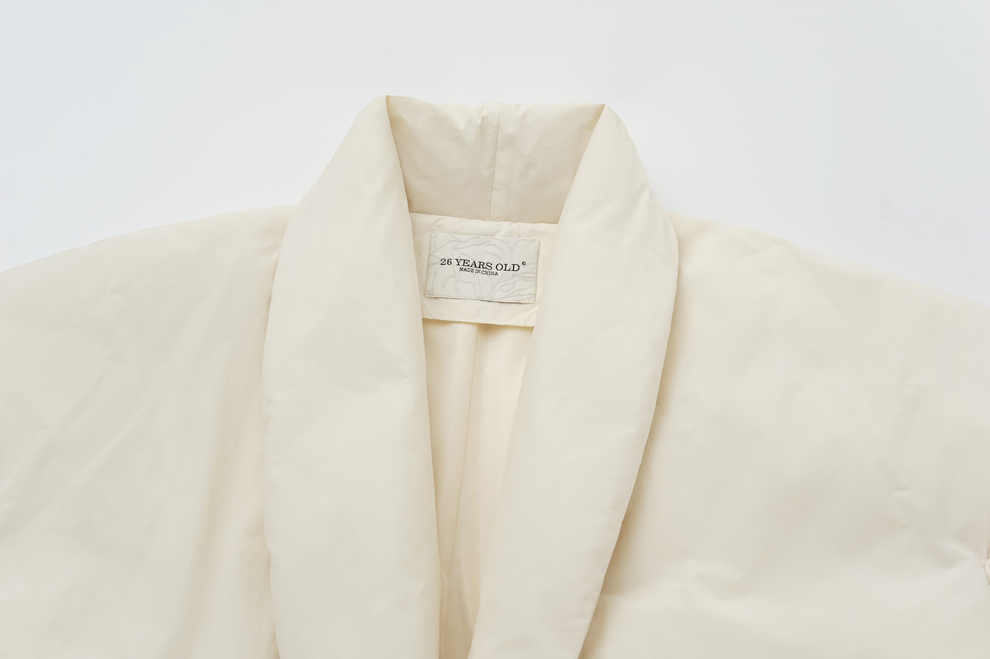 Robe-Style Long White Goose Down Coat