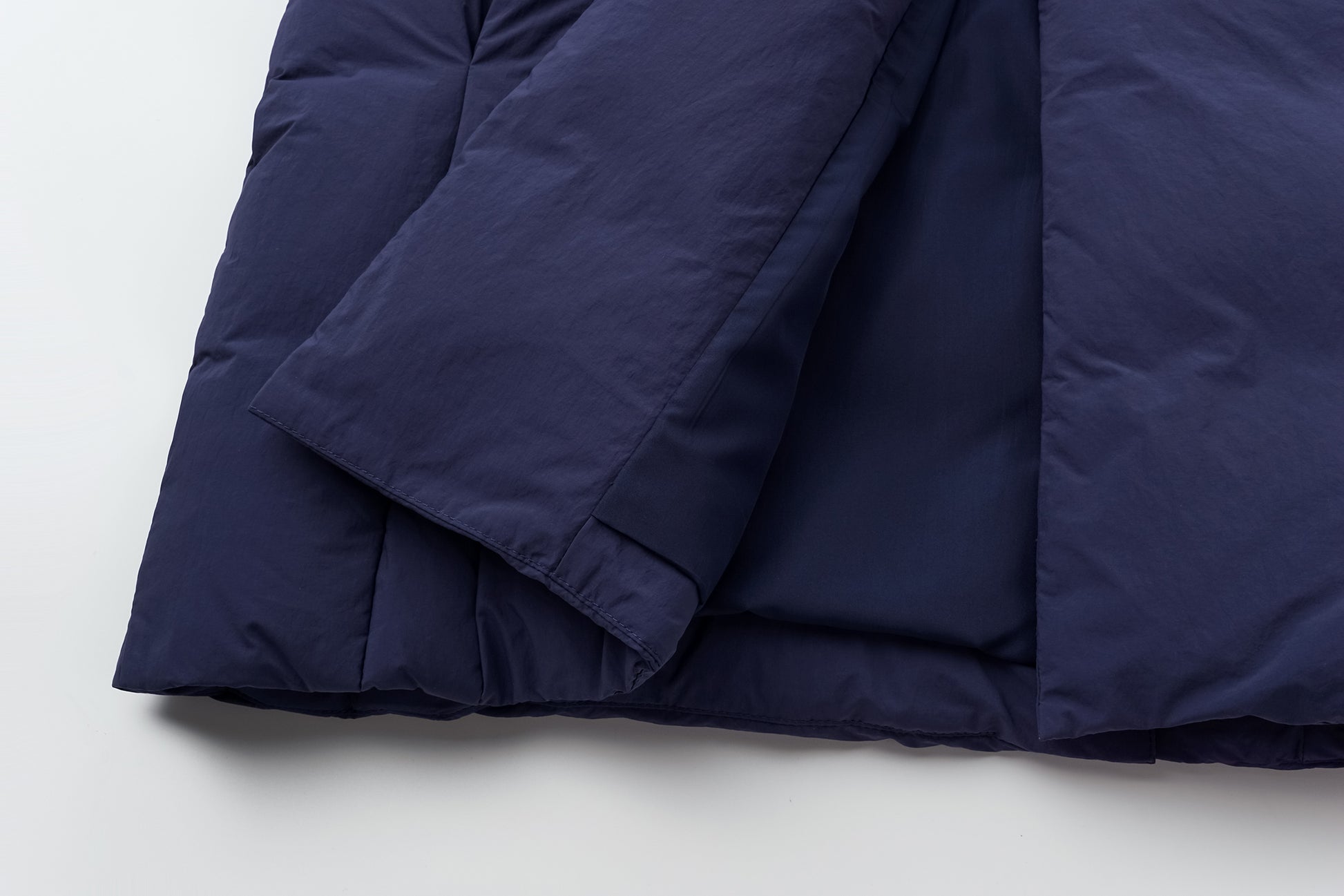 Robe-Style Long White Goose Down Coat