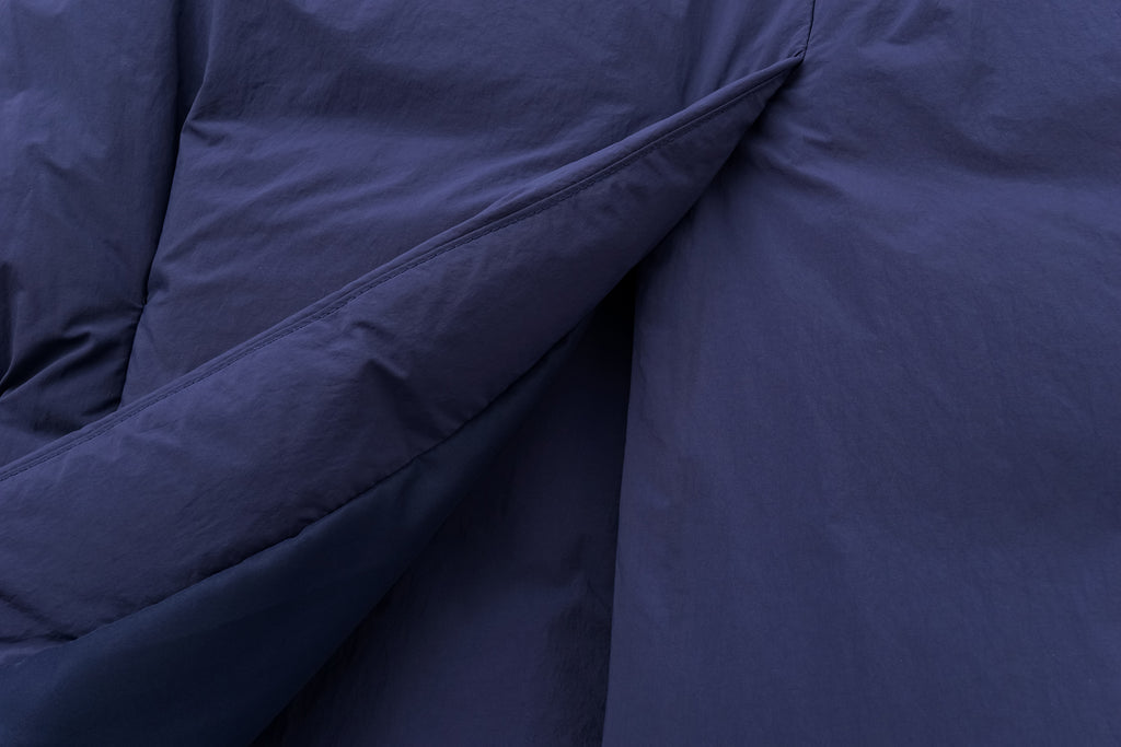 Robe-Style Long White Goose Down Coat